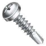 Parafuso Auto Atarraxante Cabeça Panela Ponta Broca (Inox A4)