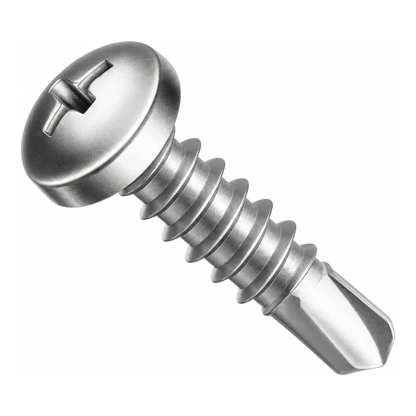 Parafuso Auto Atarraxante Cabeça Panela Ponta Broca (Inox A4)
