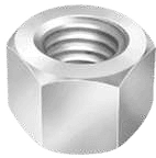 Porca Travante Nylon Alta UNC (Inox A2)